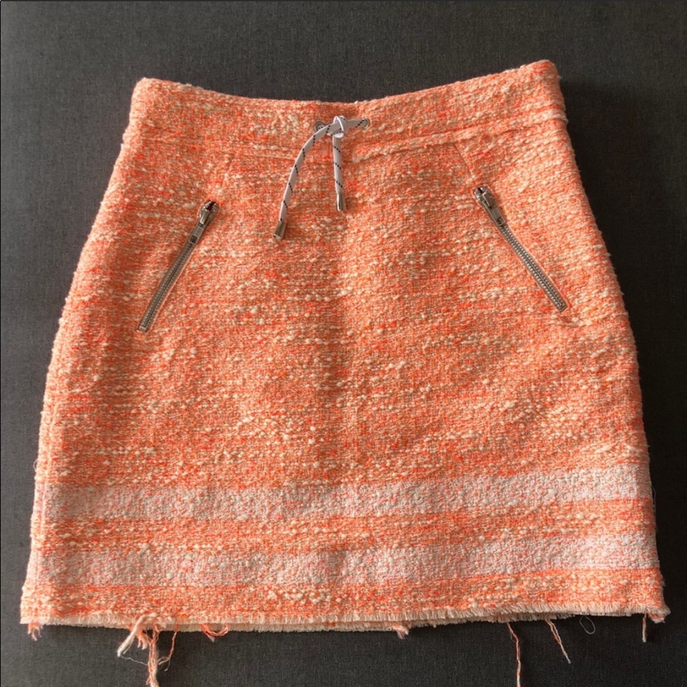 Jonathan Simkhai | Drawstring Boucle Tweed Skirt